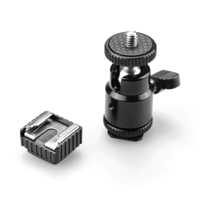 2-in-1 Camera Mini Tripod with Hot Shoe and Cold Shoe