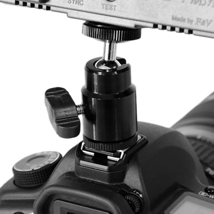 2-in-1 Camera Mini Tripod with Hot Shoe and Cold Shoe