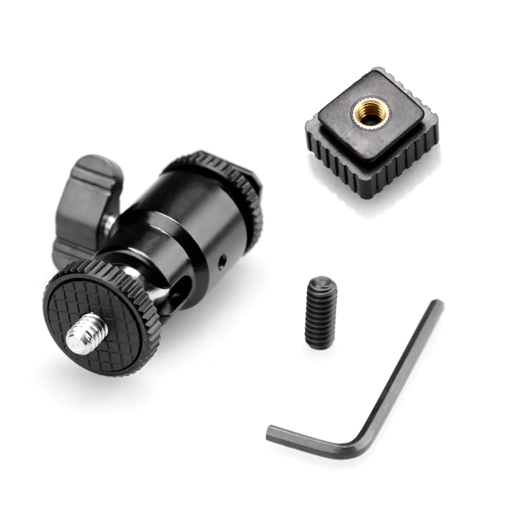 2-in-1 Camera Mini Tripod with Hot Shoe and Cold Shoe